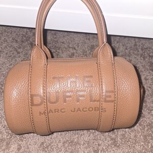 Marc Jacobs Tan Mini Duffle Bag
